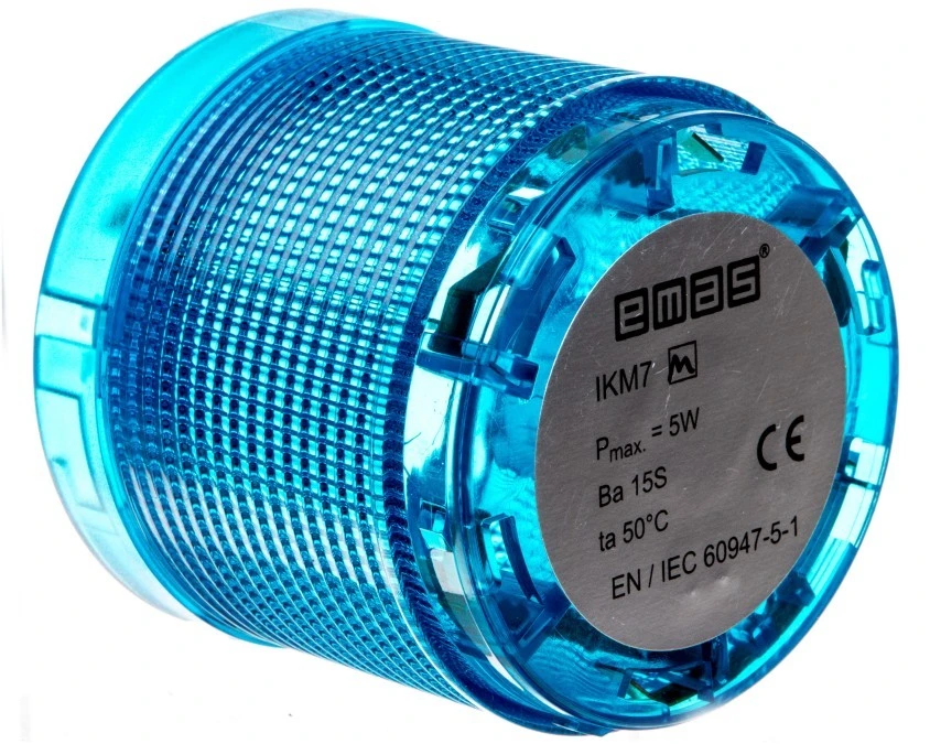 Moduł sygnalizacyjny 70mm, bez źródła światła, niebieski, T0‑IKM7M - obrazek 1