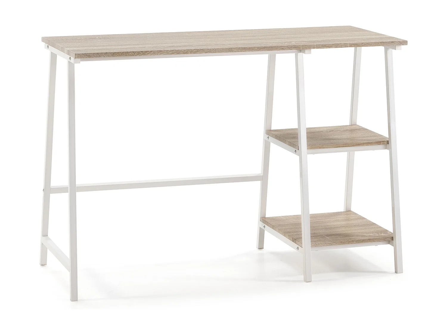 Biurko Colummn Bureau Lisboa Blanc, Stół na komputer, Styl przemysłowy, 105 cm Długość 150005 - obrazek 1