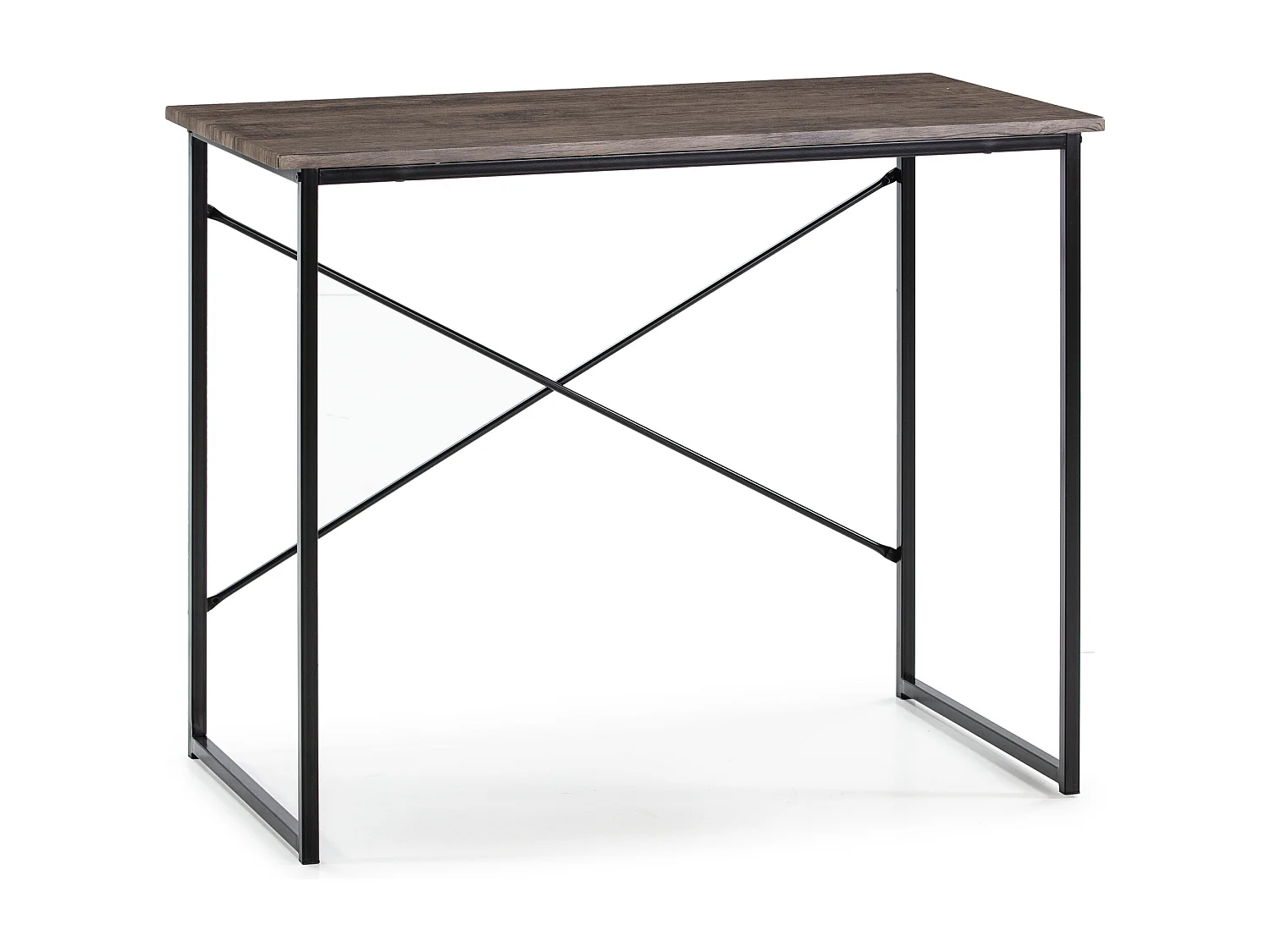 Biurko Colummn Bureau Cáceres Noir, Stół na komputer, Styl przemysłowy, Długość 90 cm. 149963 - obrazek 1