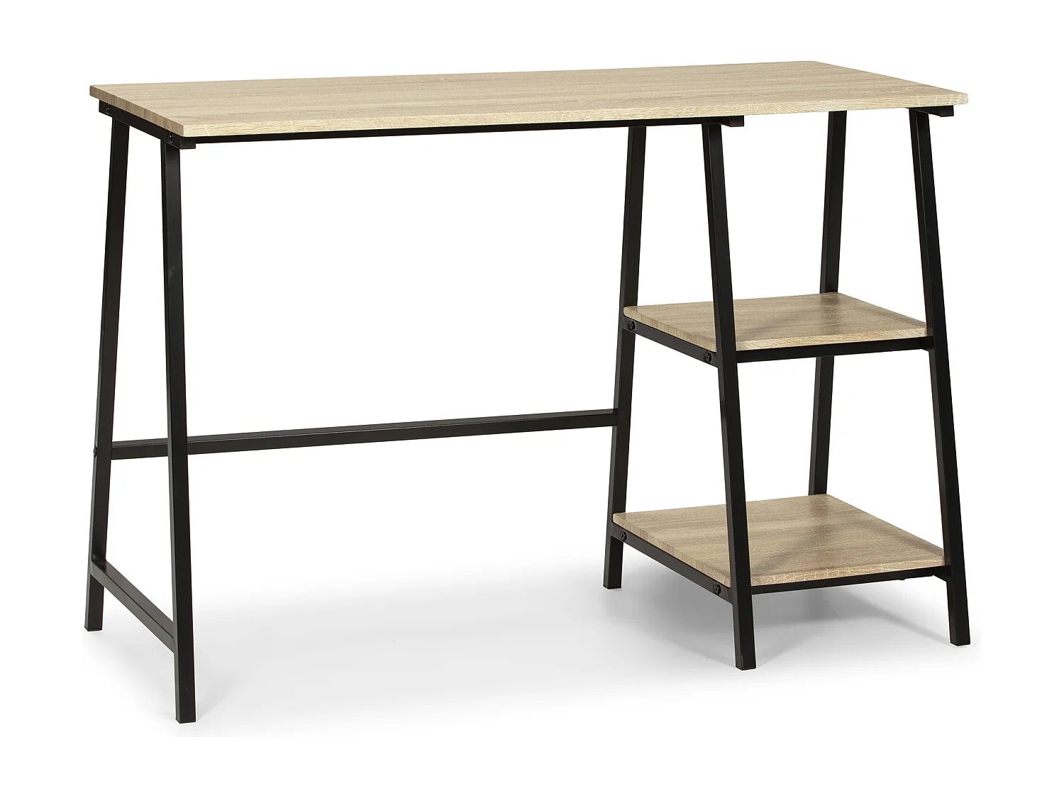 Biurko Colummn Bureau Lisboa Noir, Stół na komputer, Styl Industrialny, 105 cm Długość. 150015 - obrazek 1