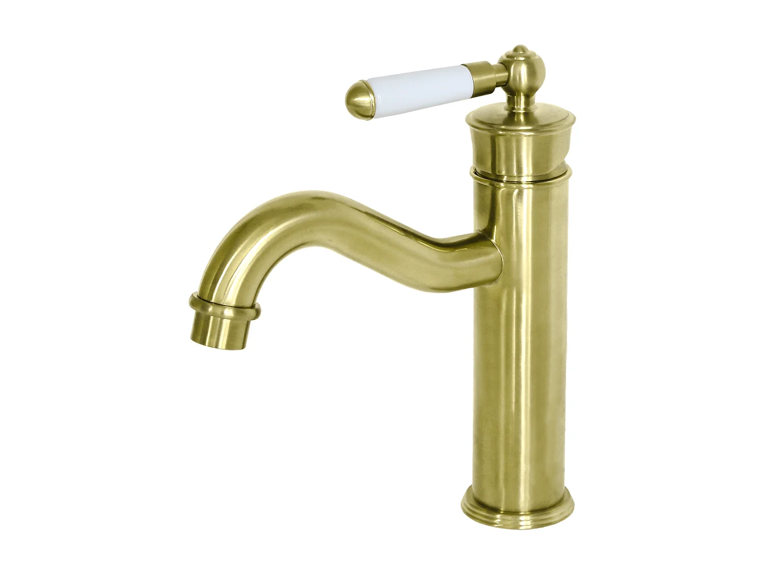 Leeds bateria umywalkowa niskie retro szczotkowane złoto – Essebagno 1385431