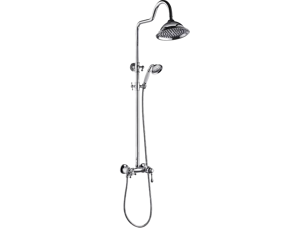 Leeds 2 kolumna prysznicowa mechaniczna retro chromu – Essebagno 1387337
