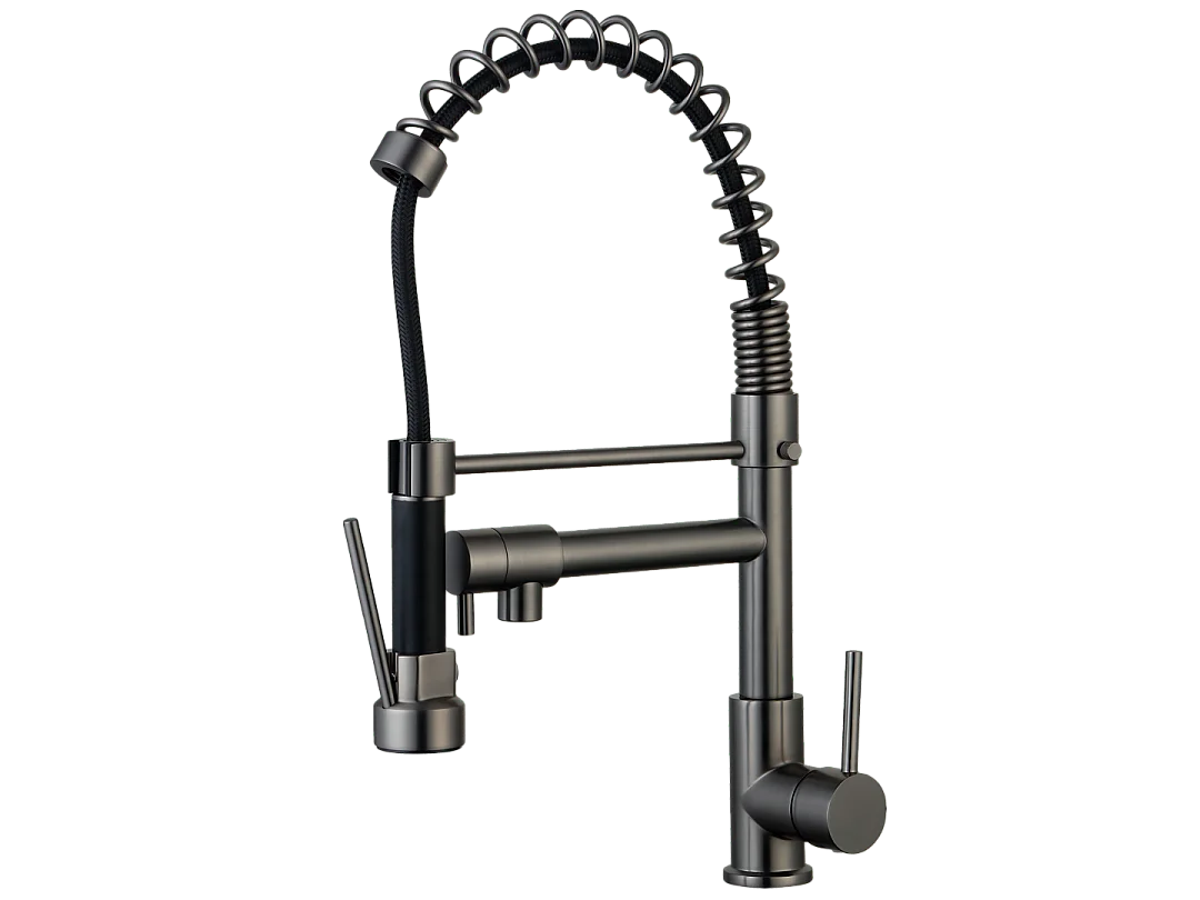Big Pro Bateria zlewozmywakowa prysznic ręczny metaliczny szary – Essebagno 1402737