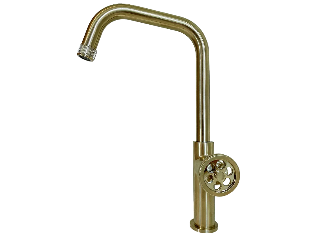 Indus bateria zlewozmywakowa ze szczotkowanego złota – Essebagno 1402761