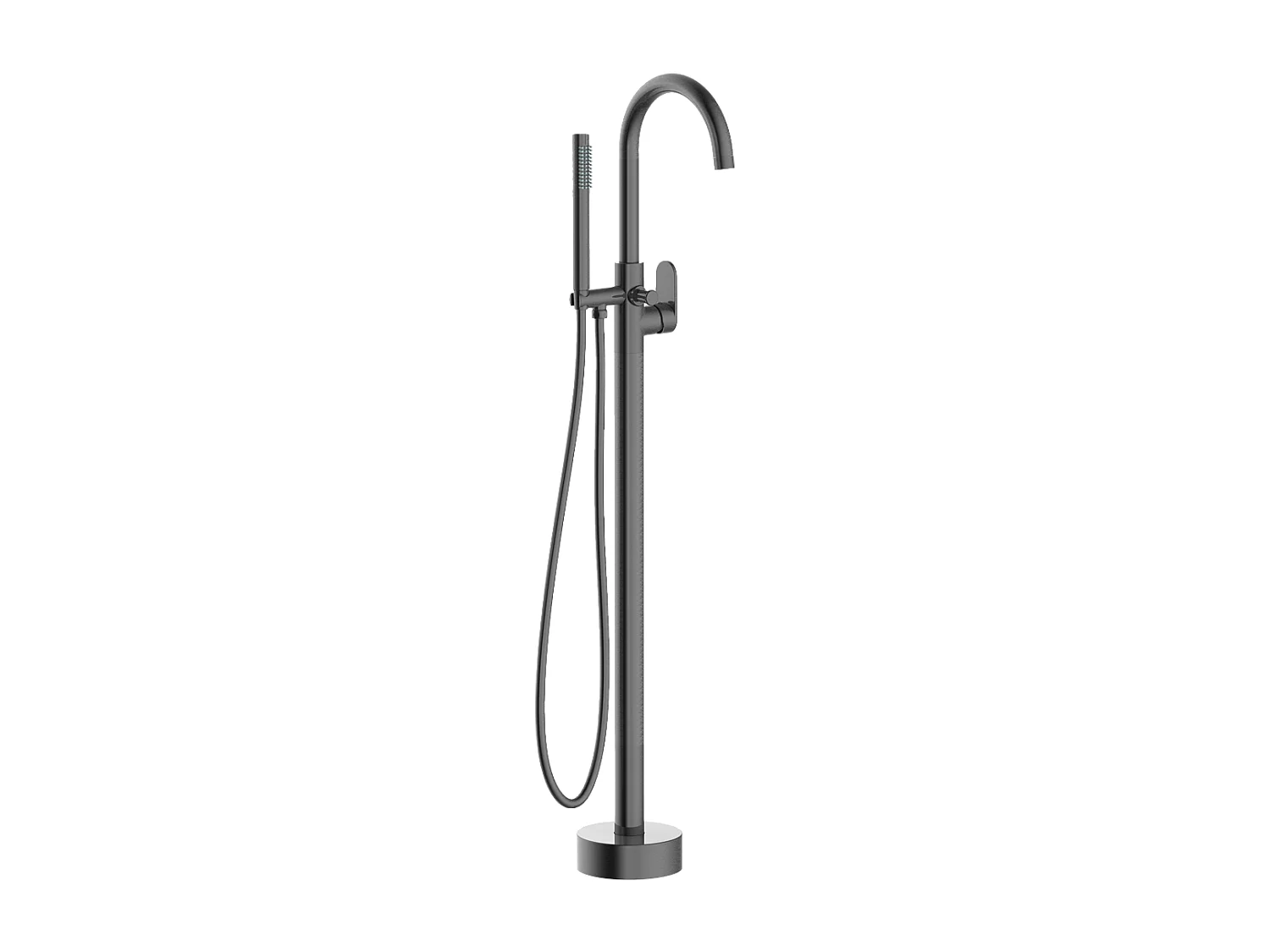 Charme II kolumna mechaniczna do wanny wolnostojącej metaliczna szarość – Essebagno 1550625