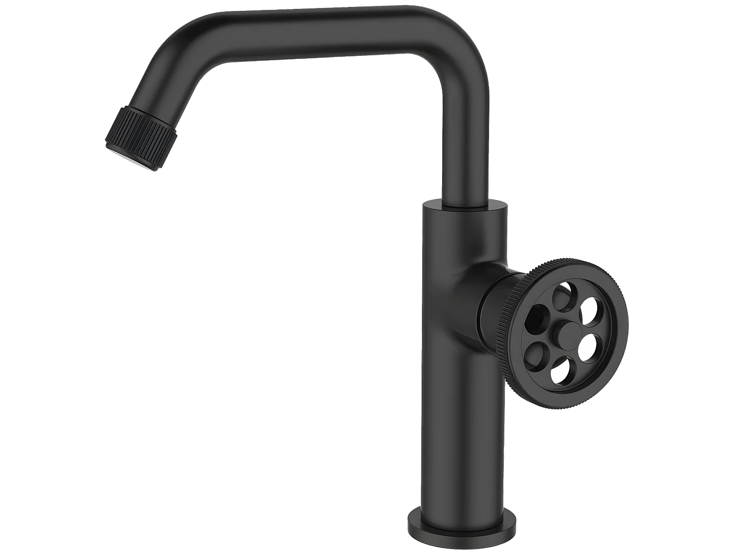 Indus bateria umywalkowa niskie wykonanie czarny – Essebagno 1534519