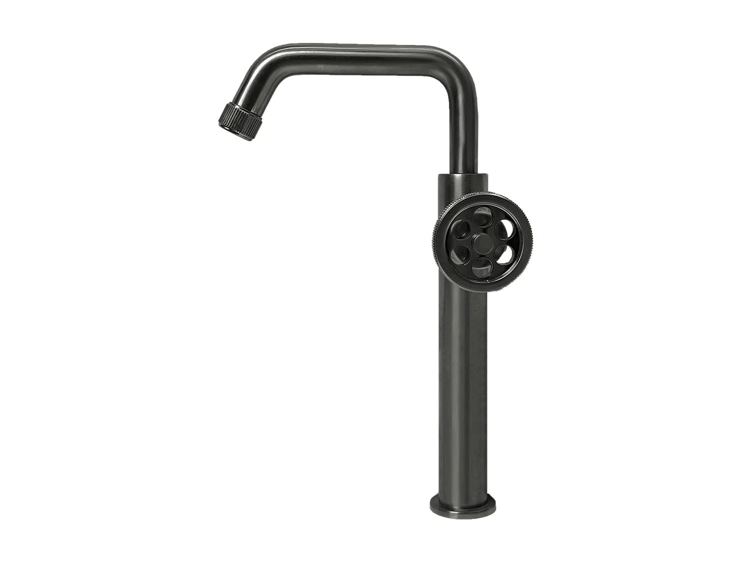 Indus bateria umywalkowa wysoki wykonanie szary metaliczny – Essebagno 1385417
