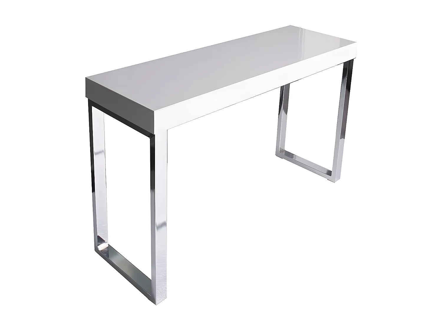 Biurko – MDF i metal – białe – OLIMP 1896627