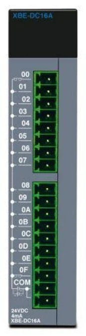Moduł wejść/wyjść cyfrowych do sterowników kompaktowych 8DI/8DO‑Relay Przyłącza śrubowe 24VDC 4723001400 XBE‑DR16A - obrazek 1