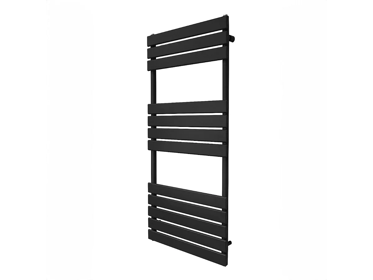 Grzejnik łazienkowy panelowy – 1200 mm x 500 mm – czarny 3486113 - obrazek 1