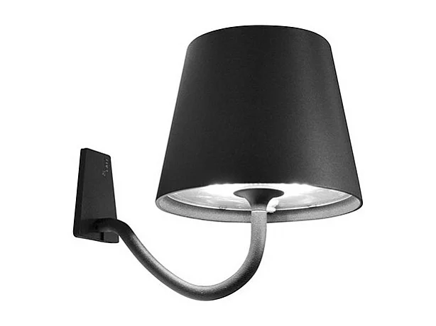 Kinkiet LED Poldina Dark Grey, ładowalny i ściemnialny, z czasem pracy na baterii do 12 godzin 3037718 - obrazek 1
