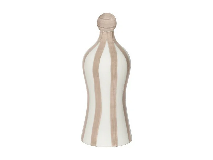 Lido – Ceramiczna butelka w paski z piaskiem i szafranem 3578792