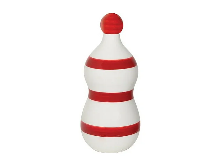 Lido – Ceramiczna butelka z czerwonym paskiem w kolorze szafranu 3578796