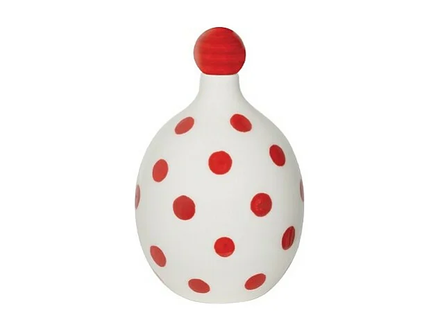 Lido – Ceramiczna butelka w czerwone kropki z szafranem 3578794