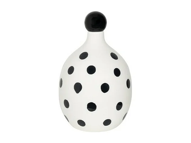 Lido – Ceramiczna butelka w czarne kropki z szafranem 3578801