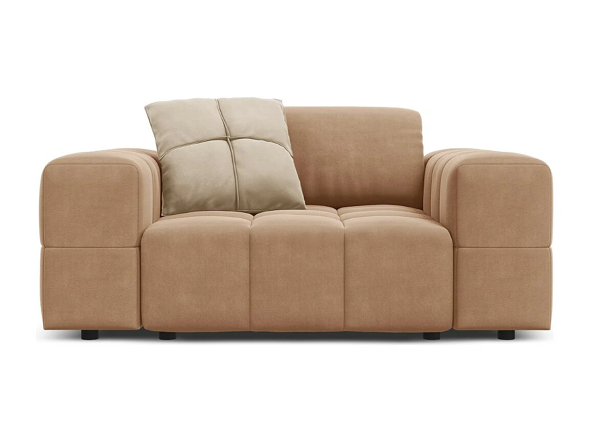 CXL by Christian Lacroix - Fotel, "Luc" welur, beż ciemny - 124x102x70cm 3741335 - obrazek 1