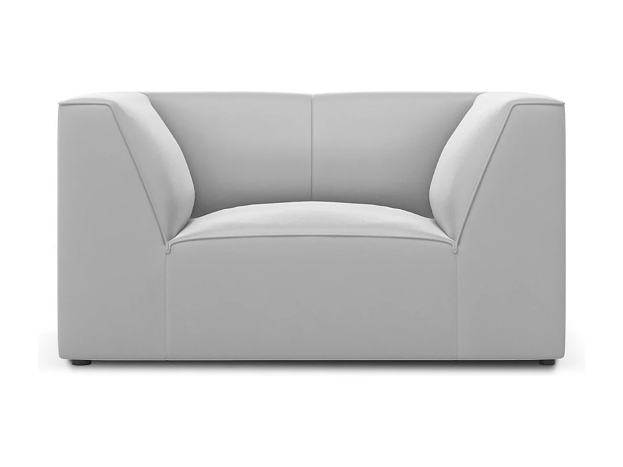 CXL by Christian Lacroix - Fotel, "Charles" welur, szary jasny - 120x92x69cm 3741341 - obrazek 1