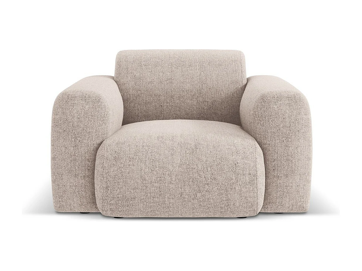 Cosmopolitan Design – Fotel, „Nolio” 2 miejsca szenil, beż – 105x95x72cm 3741386