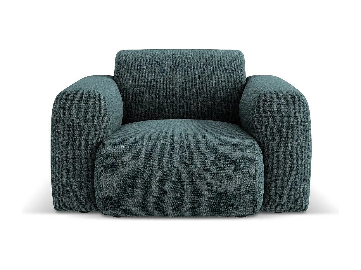 Cosmopolitan Design – Fotel, „Nolio” 2 miejsca szenil, petrol – 105x95x72cm 3741432