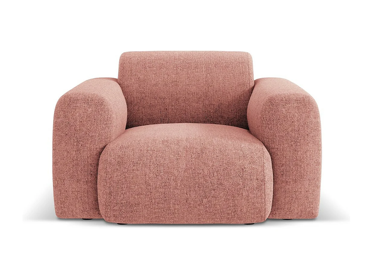 Cosmopolitan Design – Fotel, „Nolio” 2 miejsca szenil, róż – 105x95x72cm 3741526