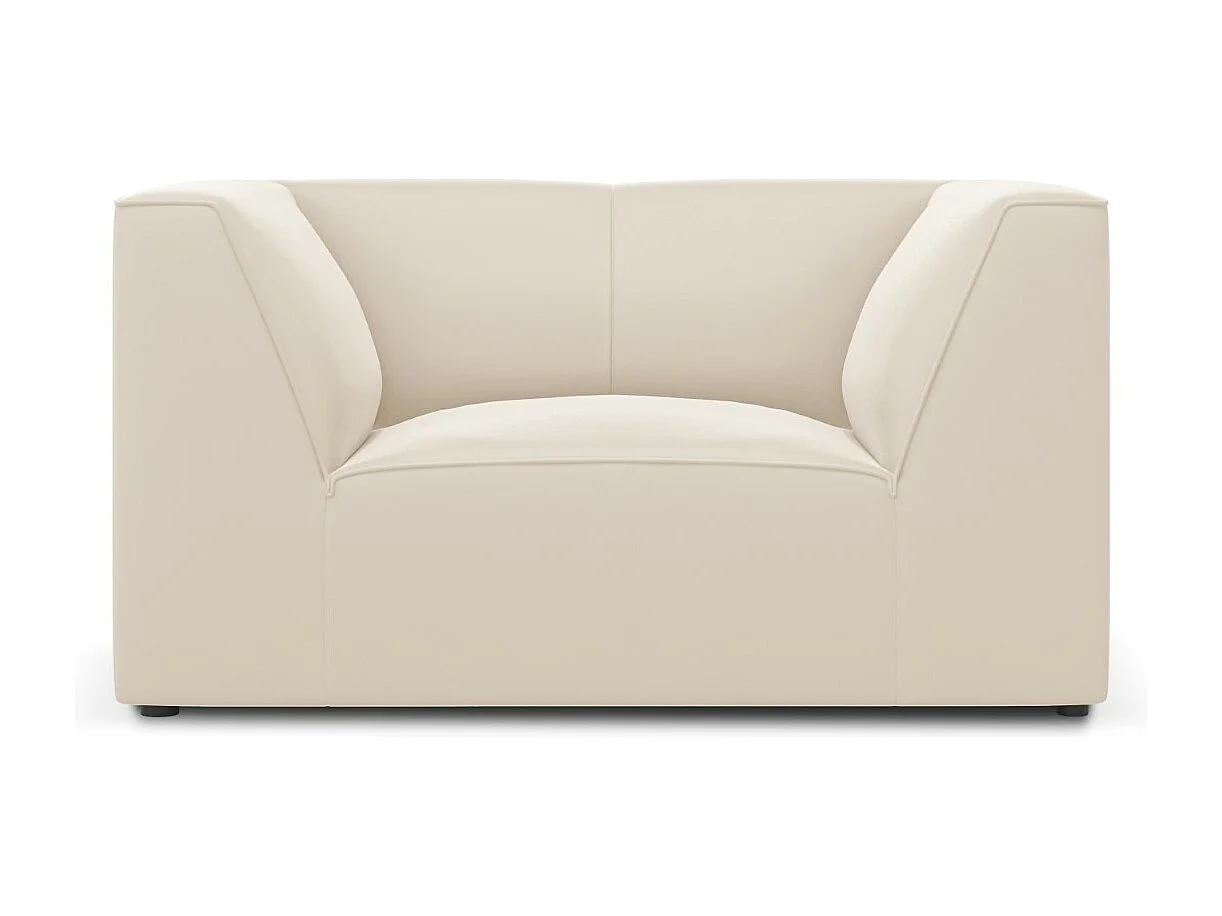 CXL by Christian Lacroix - Fotel, "Charles" welur, beż - 120x92x69cm 3741536 - obrazek 1