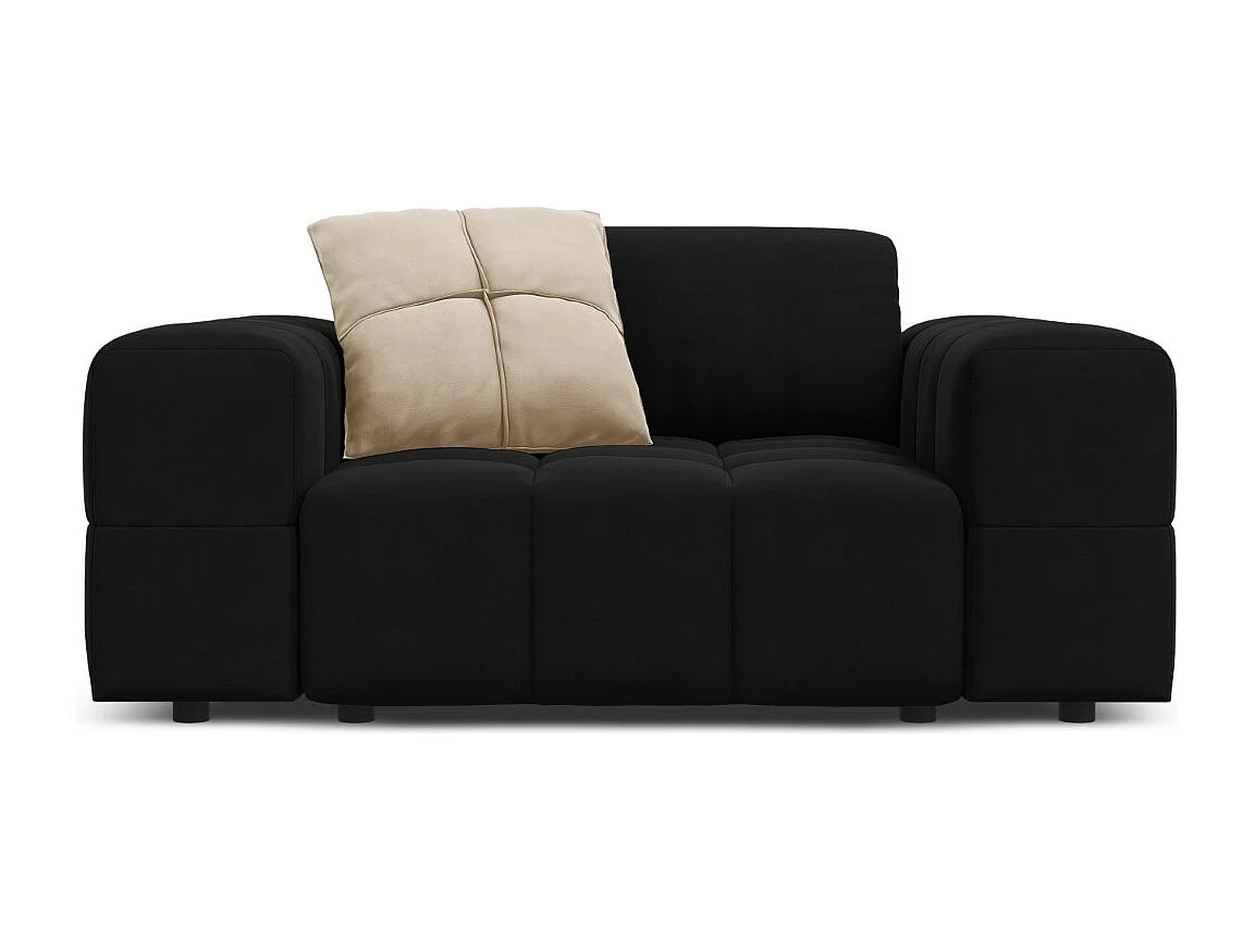 CXL by Christian Lacroix - Fotel, "Luc" welur, czarny - 124x102x70cm 3741534 - obrazek 1