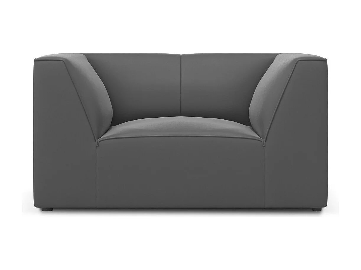 CXL by Christian Lacroix - Fotel, "Charles" welur, szary ciemny - 120x92x69cm 3741569 - obrazek 1