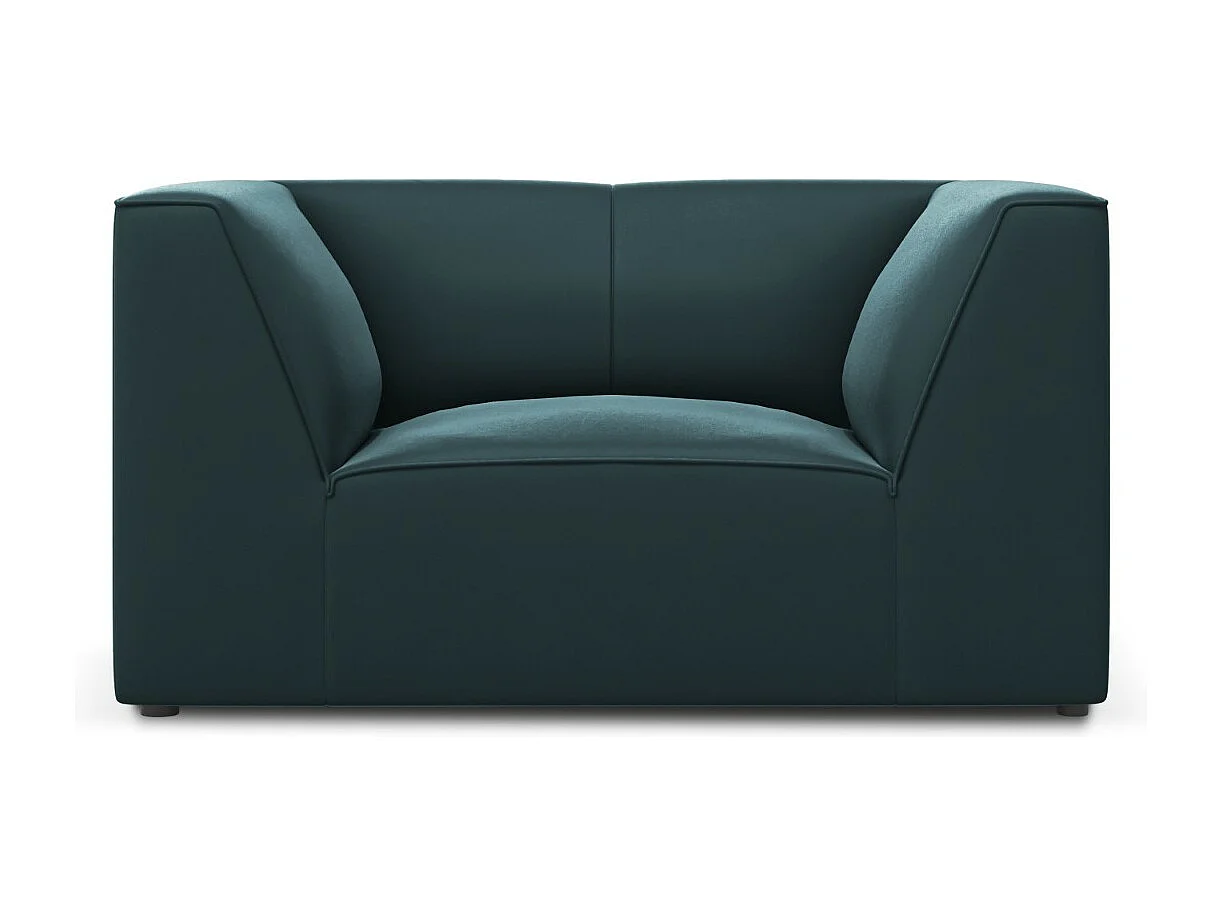 CXL by Christian Lacroix - Fotel, "Charles" welur, niebieski - 120x92x69cm 3741572 - obrazek 1