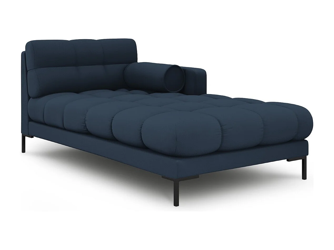Cosmopolitan Design - Szezlong bok prawy, "Bali" tkanina strukturalna, niebieski - 185x102x75cm 3741751 - obrazek 1