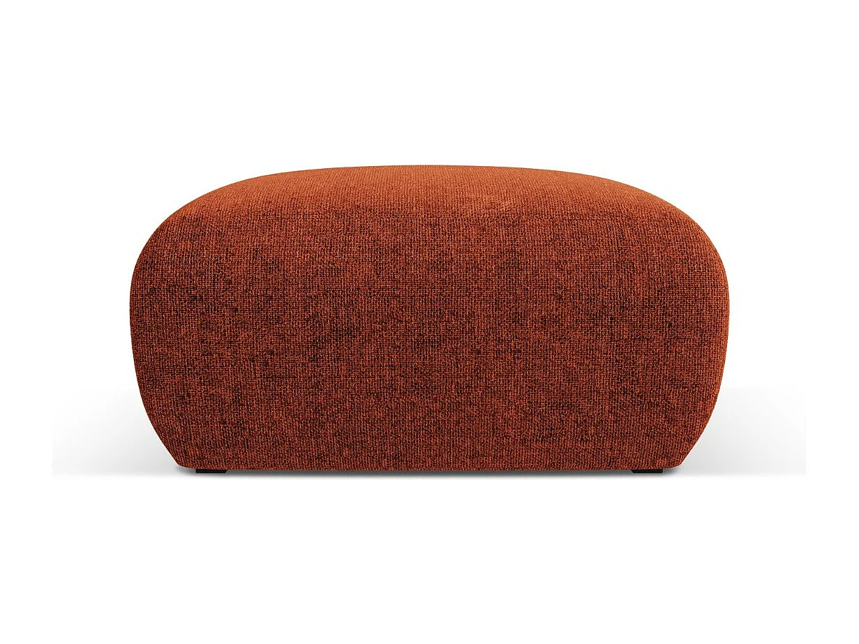Cosmopolitan Design - Puf, "Nolio" szenil, terakota - 75x75x36cm 3742350 - obrazek 1