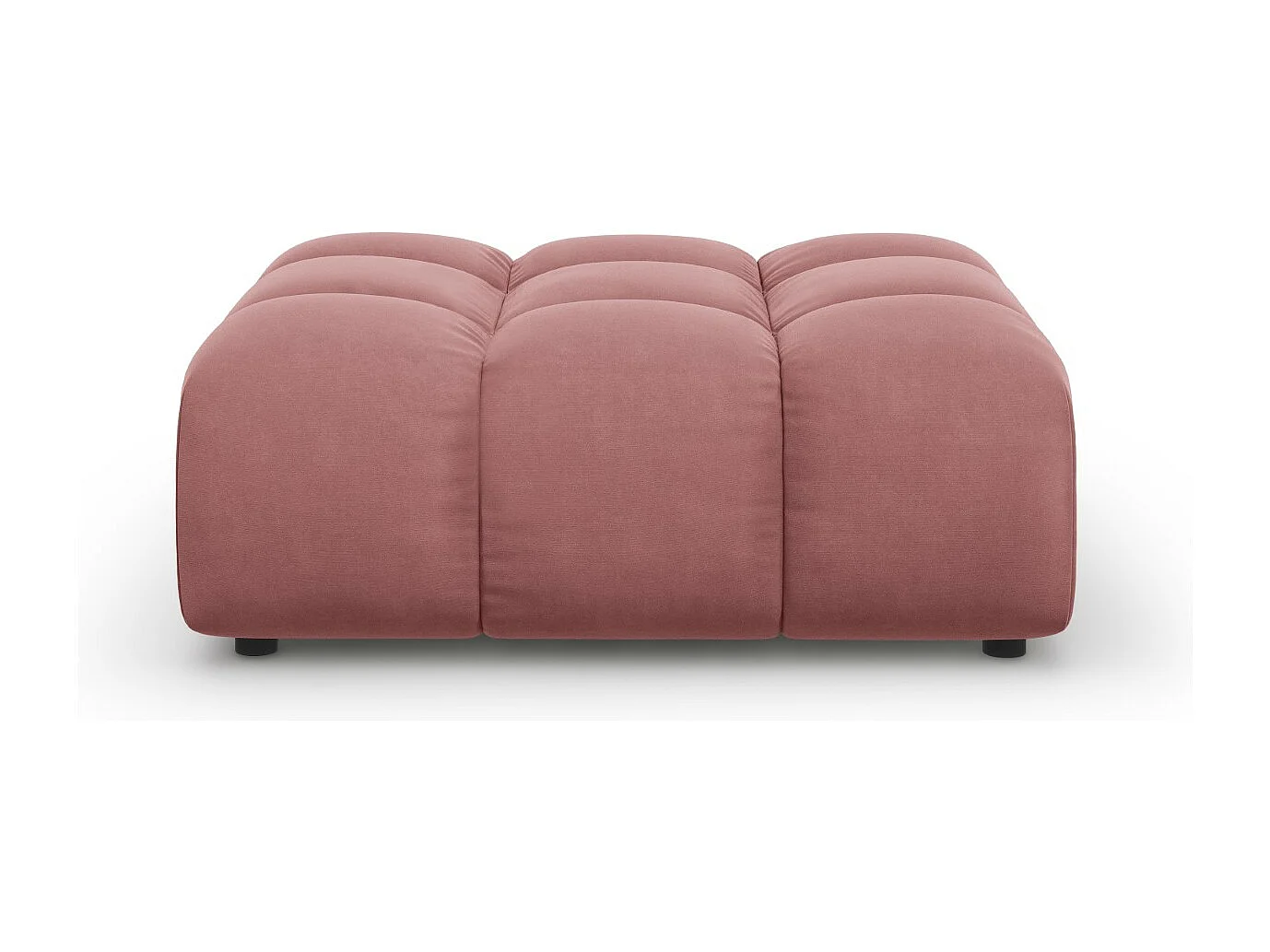 Cosmopolitan Design - Puf, "Sky" welur, łosoś - 102x80x43cm 3742399 - obrazek 1