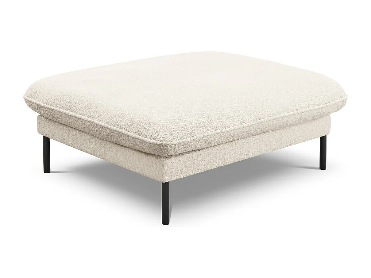 Cosmopolitan Design – Puf, „Vienna” boucle, beż – 100x80x43cm 3742433