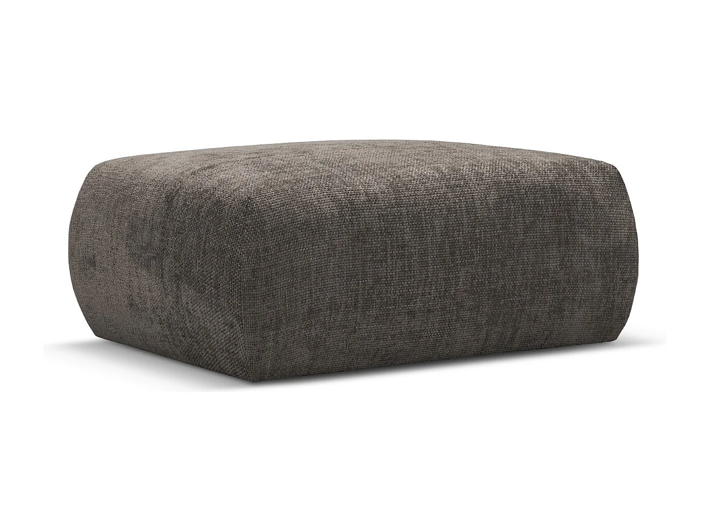 Cosmopolitan Design – Puf, „Matera” szenil, szary – 86x68x40cm 3742444