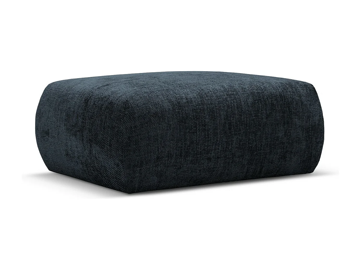 Cosmopolitan Design – Puf, „Matera” szenil, błękit królewski – 86x68x40cm 3742480