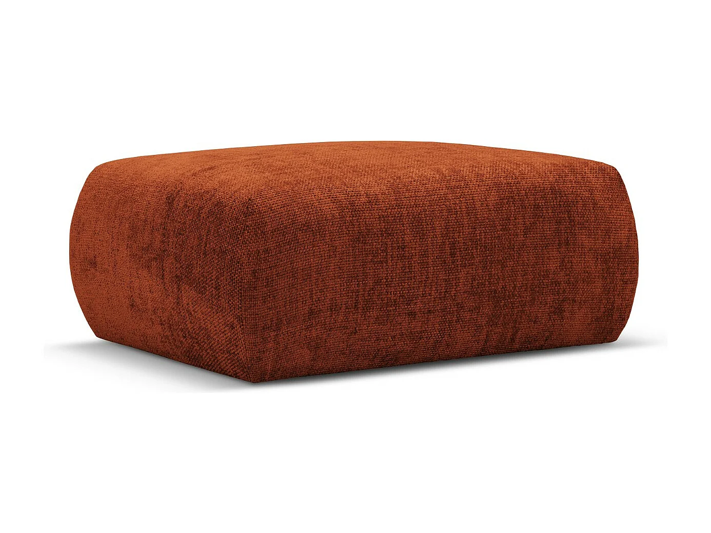 Cosmopolitan Design – Puf, „Matera” szenil, terakota – 86x68x40cm 3742492