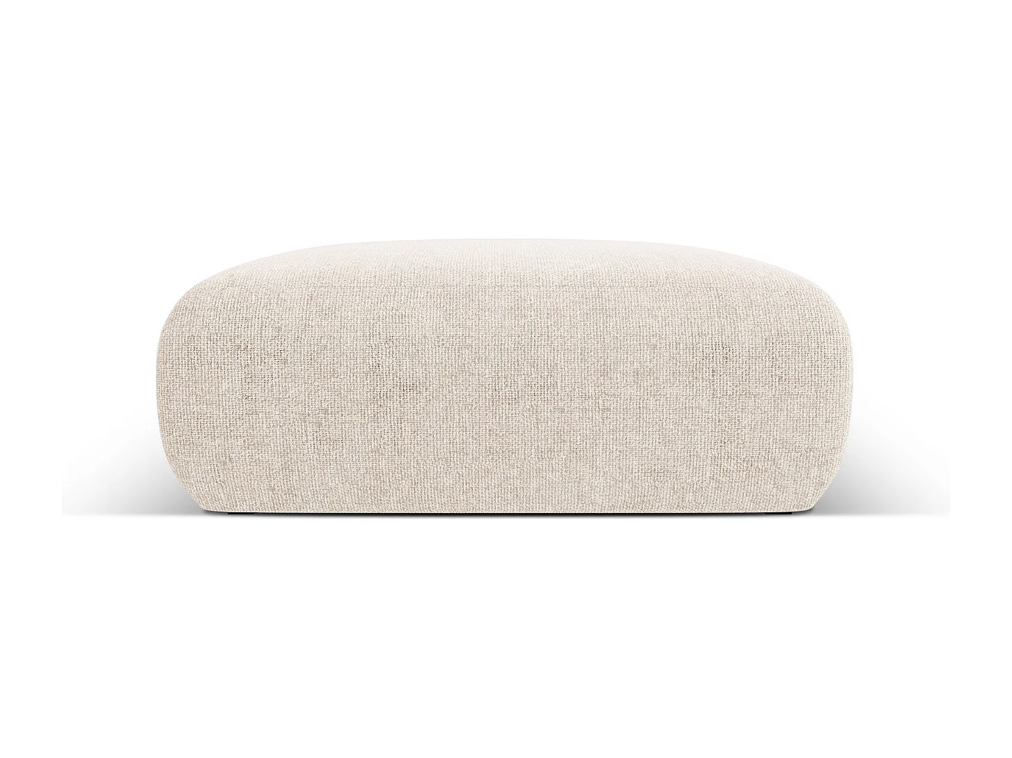 Cosmopolitan Design – Puf, „Nolio” 2 miejsca szenil, beż jasny – 100x100x36cm 3742499