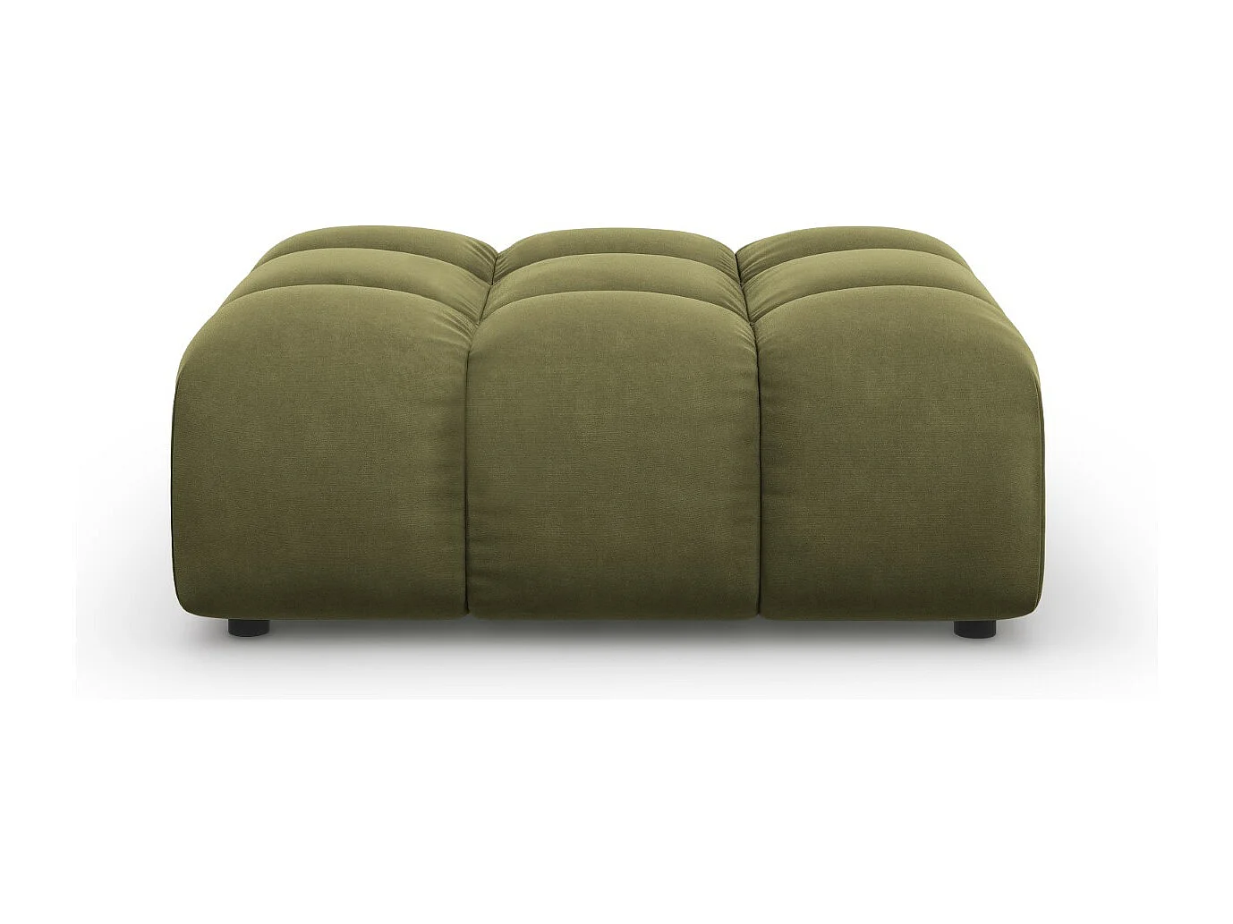 Cosmopolitan Design - Puf, "Sky" welur, zielony jasny - 102x80x43cm 3742519 - obrazek 1