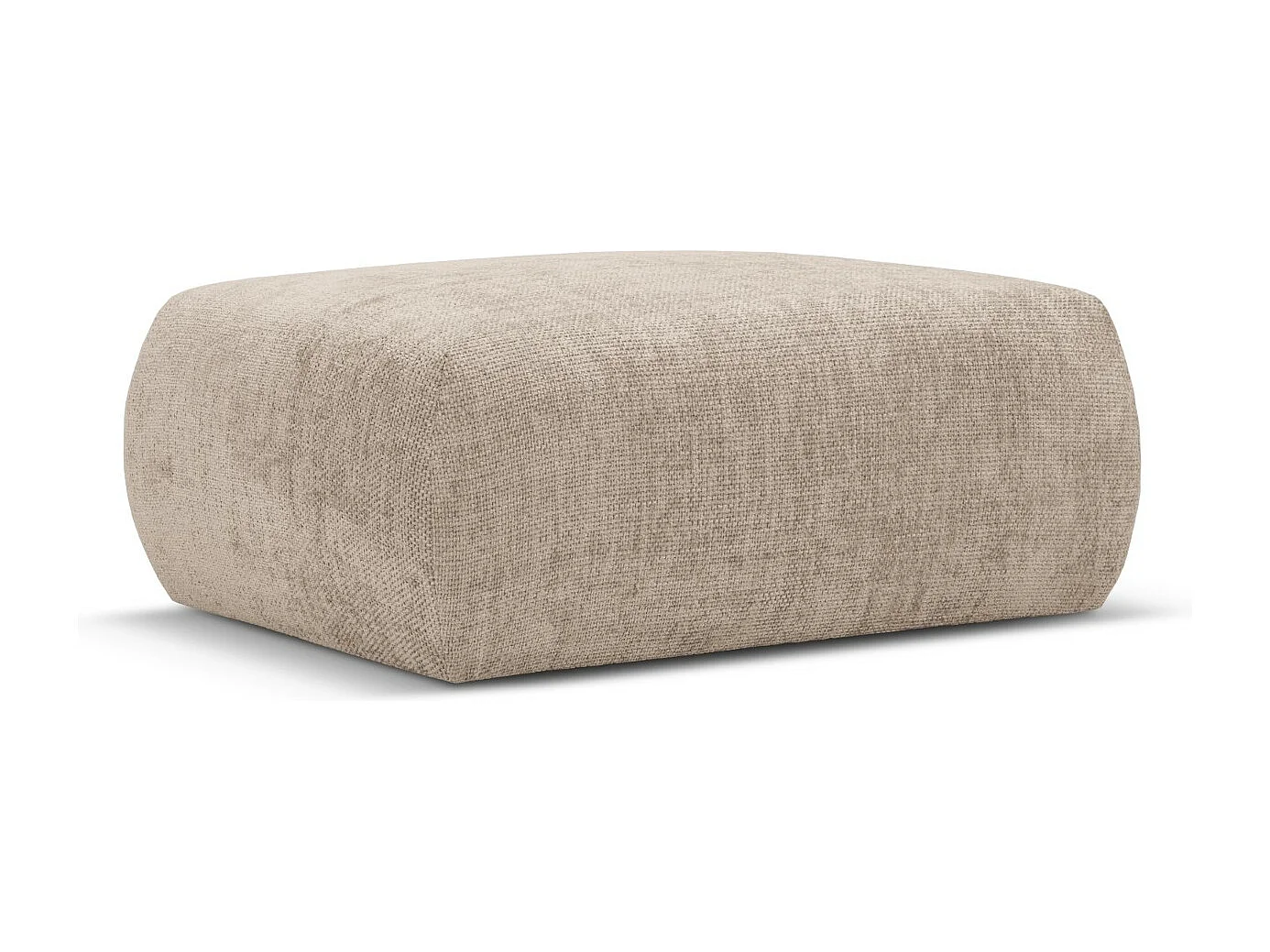 Cosmopolitan Design – Puf, „Matera” szenil, beż – 86x68x40cm 3742549