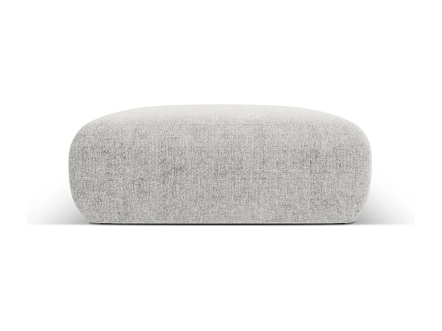 Cosmopolitan Design – Puf, „Nolio” 2 miejsca szenil, szary jasny – 100x100x36cm 3742577