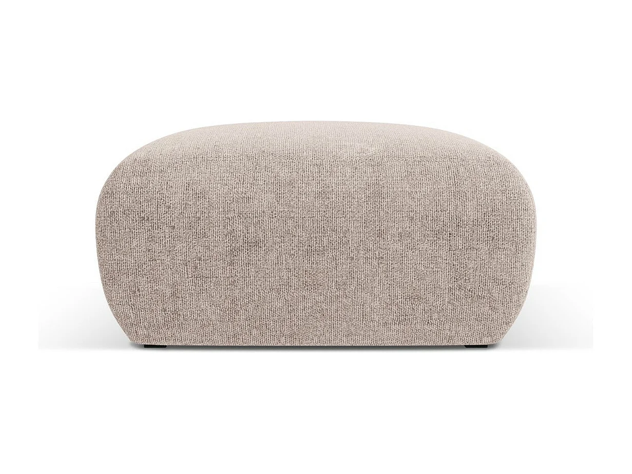 Cosmopolitan Design – Puf, „Nolio” szenil, beż – 75x75x36cm 3742624