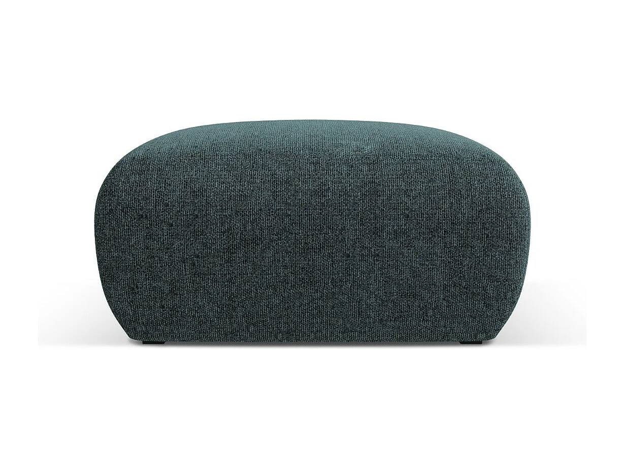 Cosmopolitan Design - Puf, "Nolio" szenil, petrol - 75x75x36cm 3742628 - obrazek 1