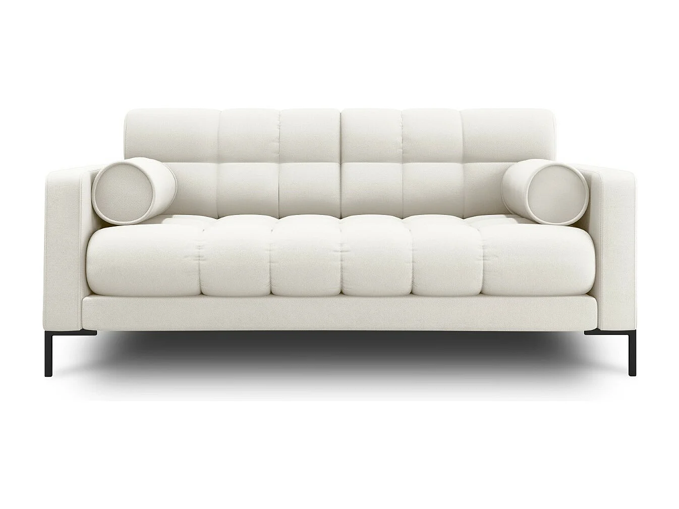Cosmopolitan Design - Sofa, "Bali" 2 miejsca tkanina strukturalna, beż jasny - 152x92x75cm 3742642 - obrazek 1