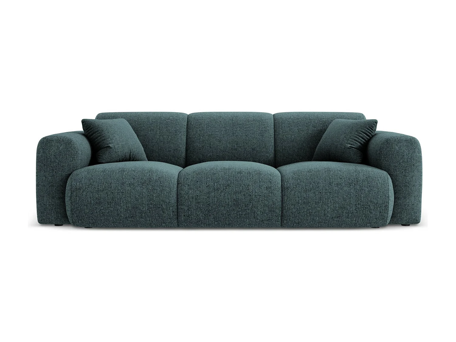 Cosmopolitan Design - Sofa, "Nolio" 3 miejsca szenil, petrol - 235x95x72cm 3742788 - obrazek 1