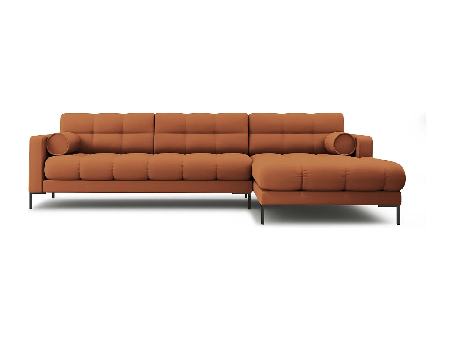 Cosmopolitan Design - Narożnik prawy, "Bali" 5 miejsc tkanina strukturalna, cegła - 293x185x75cm 3743037 - obrazek 1