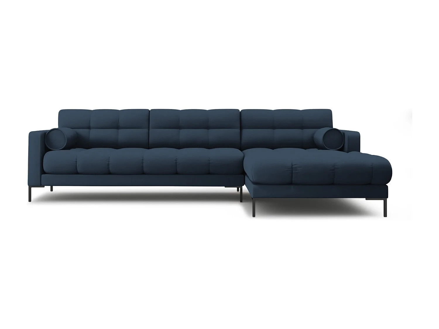 Cosmopolitan Design - Narożnik prawy, "Bali" 5 miejsc tkanina strukturalna, niebieski - 293x185x75cm 3743138 - obrazek 1
