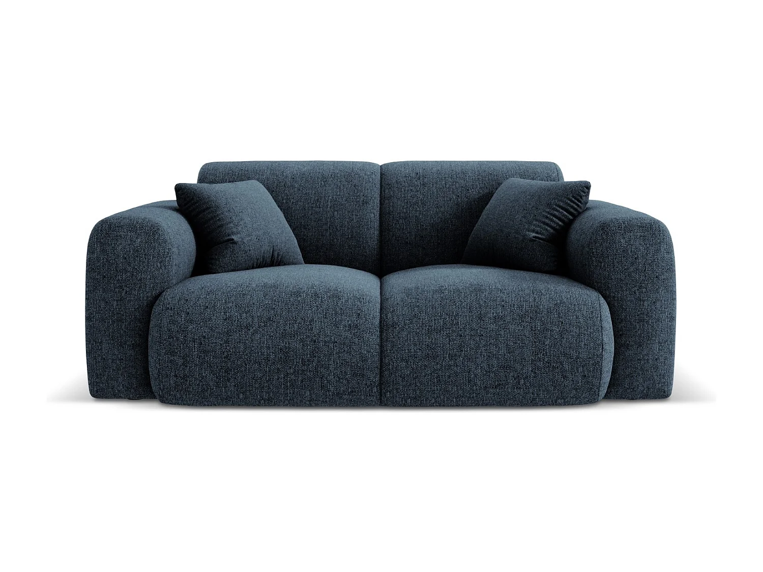 Cosmopolitan Design - Sofa, "Nolio" 2 miejsca szenil, błękit królewski - 170x95x72cm 3743257 - obrazek 1
