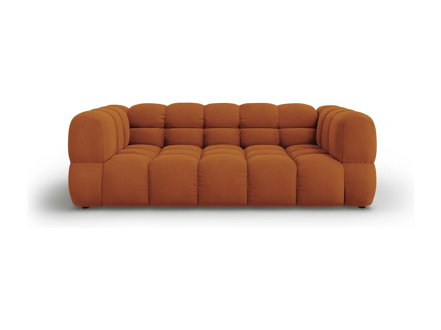 Cosmopolitan Design - Sofa, "Sky" 3 miejsca welur, terakota - 214x102x75cm 3743369 - obrazek 1