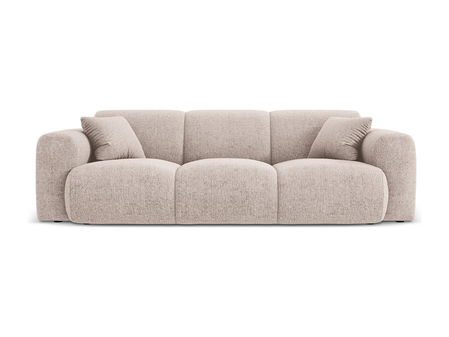 Cosmopolitan Design - Sofa, "Nolio" 3 miejsca szenil, beż - 235x95x72cm 3744296 - obrazek 1