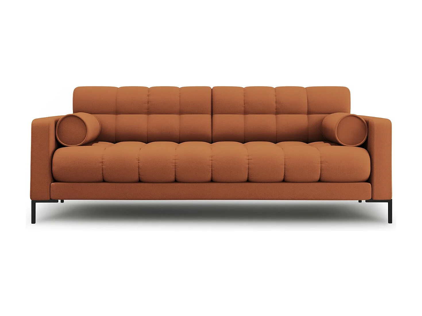 Cosmopolitan Design - Sofa, "Bali" 3 miejsca tkanina strukturalna, cegła - 177x92x75cm 3744403 - obrazek 1