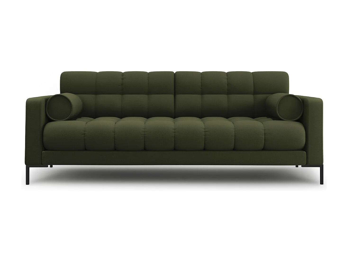 Cosmopolitan Design - Sofa, "Bali" 3 miejsca tkanina strukturalna, zielony - 177x92x75cm 3744564 - obrazek 1